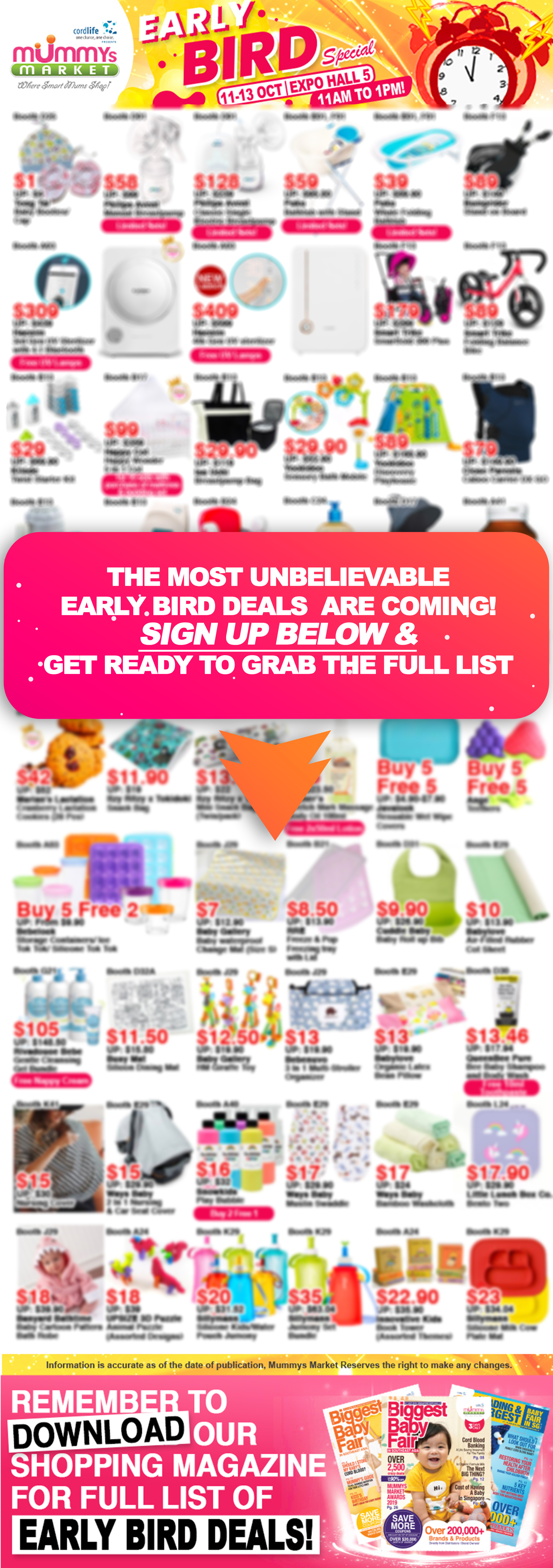Mummys Market Baby Fair 2019 early bird